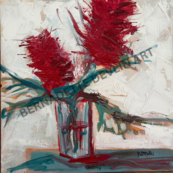 Callistemon Bottlebrush In A Glass